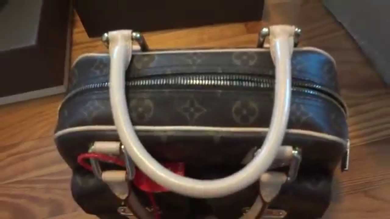 Louis Vuitton Manhattan PM Unboxing (from Realreal) 