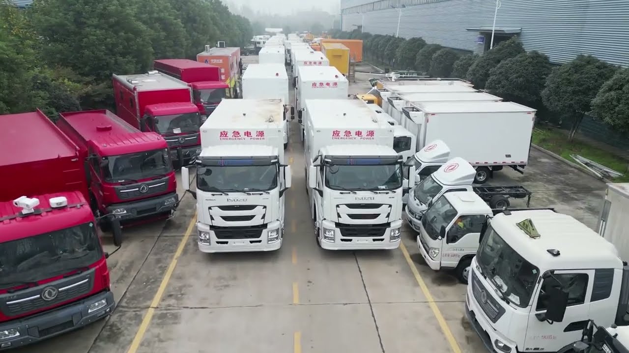 Isuzu GIGA 4 × 2 Diesel Power Supply Emergency Repair Tool Truck.