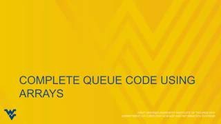 CS 122, Lecture 27b