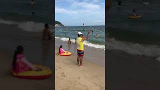 Summer vacation in Hyundai beach South korea