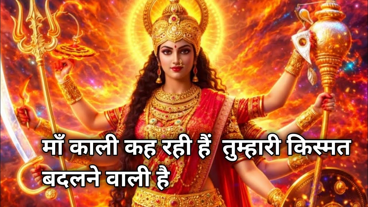 माँ काली कह रही हैं – तुम्हारी किस्मत बदलने वाली है