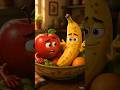 Episode 2. Things Change Fast 🍌😟 | Apple Notices Banana Ripening | Pixar-Style Short