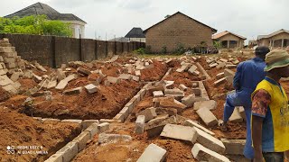 FOUNDATION TO DPC OF A 2 UNITS 3 BEDROOM BUNGALOW
