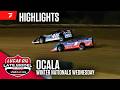 Winter Nationals Wednesday | Lucas Oil Late Model Dirt Series at Ocala Speedway 2/25/26 | Highlights