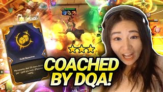 SO MUCH GOLD!! *GANGPLANK 3* ⭐⭐⭐ COACHED BY DQA I Teamfight Tactics 12.3 Patch emilyywang