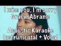 Gracie Abrams I Miss You I M Sorry Acoustic Karaoke Instrumental Plus Guide Vocal Gracie Abrams I Miss You I M Sorry Acoustic Karaoke Instrumental Plus Guide Vocal