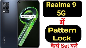 How to set pattern lock in Realme 9 5G || Realme 9 5G me pattern lock kaise lagaye ||