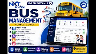 Bus Management in School ERP | Create Buses, Stops, Drivers & Assign Students | Complete Guide screenshot 2
