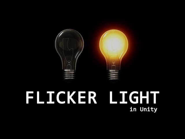 [Unity 3D] - How to Make Flickering Lights (Easy and Simple) class=