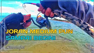 Dapat Tarikan Kasar Reel Sampai Menjerit Rock Fishing Light Cast Daido Athena 10-20Lbs