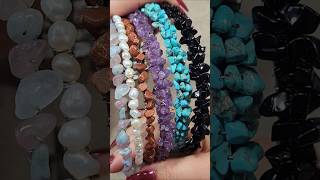 Crystal Gemstone Chip Beaded Head Band Preview #hairaccessories #hairjewelry #crystaltiara