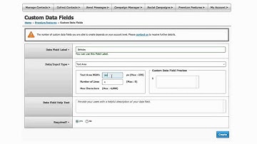 Mobile SMS Marketing and More: Custom Data Fields Tutorial Video