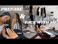 Prepare + Pack With Me for an Impulsive Trip Across the World | Hair, Nails, Outfit Planning, & More