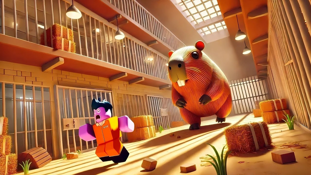 CAPYBARA'S PRISON RUN! (ROBLOX) - YouTube