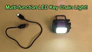 CLAKAP COB MINI Rechargeable Key-chain Flashlight, Bottle Opener, Tripod Mount Magnetic Base REVIEW