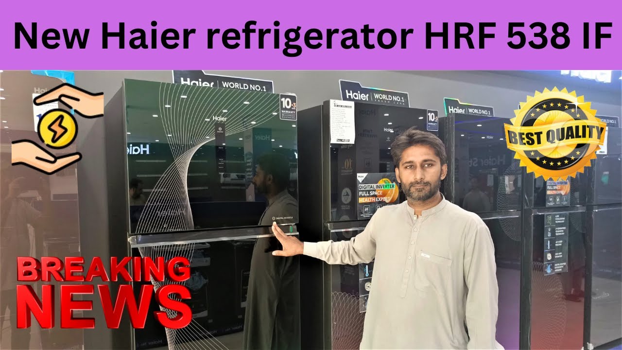 Price in 2024 | Best | New Haier HRF 538 IF series fridge | Biggest digital inverter refrigerator |