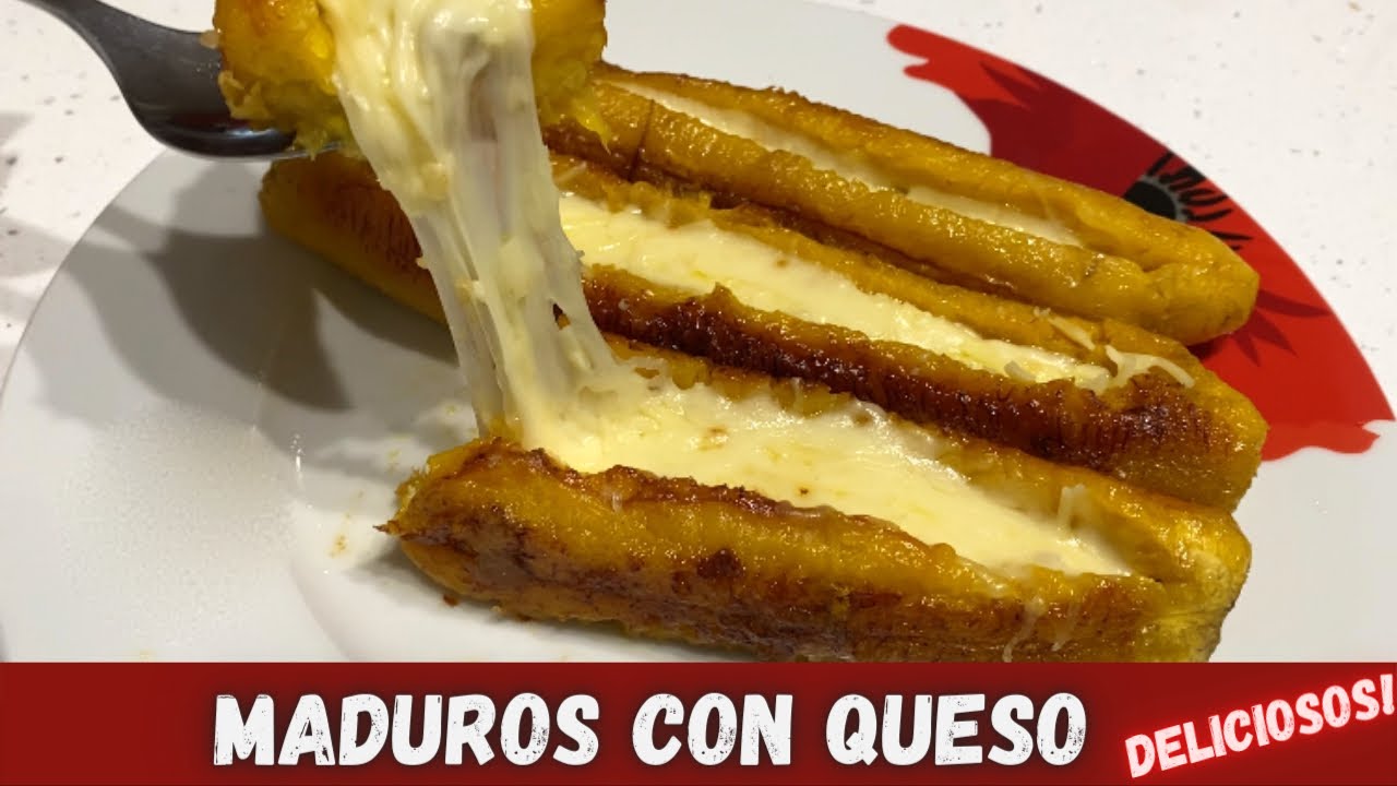Como hacer MADURO CON QUESO en sarten PERFECTOS Receta Platano Maduro