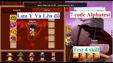 Gọi Rồng Online soha game | Test Thử 4 skill cơ bản và lưu ý khi lên đồ Luyện cấp | HTC game