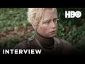 Game Of Thrones - Interview with Gwendoline Christie (Brienne of Tarth) - Official HBO UK