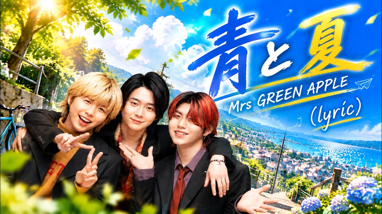 Mrs. GREEN APPLE - 青と夏 (Ao to Natsu) Lyrics (Kan/Rom/Eng/Esp