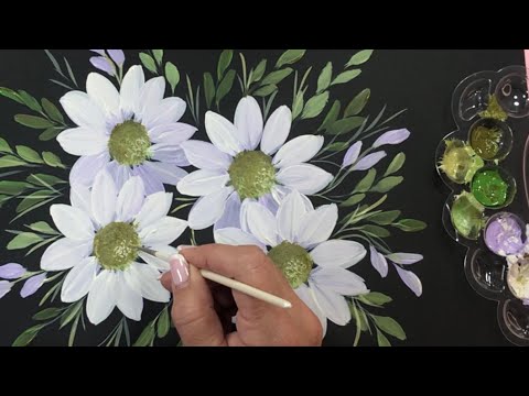 Aprende a pintar Flores fáciles y Preciosas / tu puedes