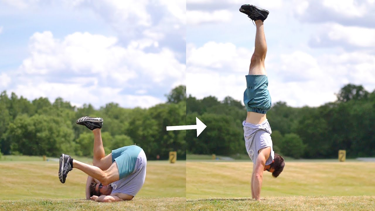 Learn and Hold Handstand Easy Secret Balance Front Roll Progression