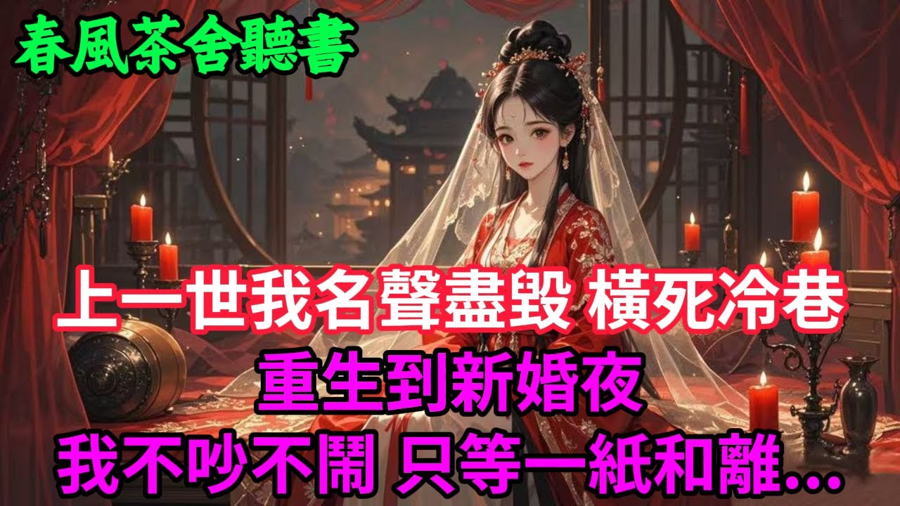 【完結爽文】上一世我名聲盡毀 橫死冷巷 重生到新婚夜 我不吵不鬧 只等一紙和離...#小説 #原創  #古言 #完結#爽文