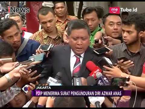 Sekjen PDIP Menangis, Azwar Anas Mundur - iNews Sore 06/01