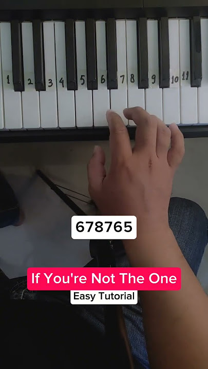 If You're Not The One - Daniel Bedingfield  (Easy Piano Tutorial) #pianotutorial #easypiano #piano