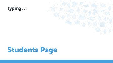 Students Page on Typing.com