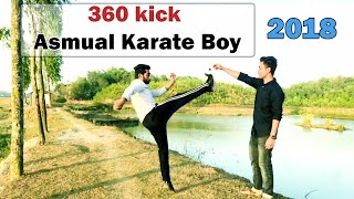 Karate 360 Round Kick L Asmual Karate Boy 2020