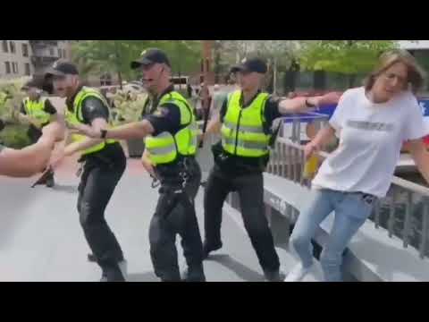 Politiegeweld tijdens boerenprotest in Almelo - Einde Nederlandse democratie (Augustus 2022)