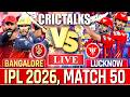 Live: RCB vs LSG Live Match Today, IPL 2026 Live Cricket Score & Commentary, Bangalore vs Lucknow