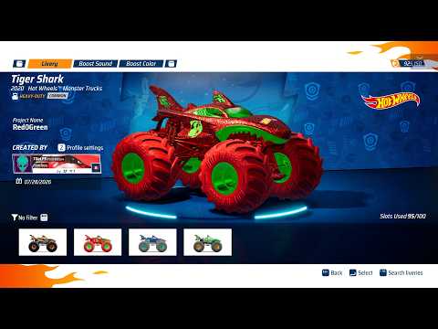 🔥 Hot Wheels Unleashed 2: Tiger Shark Monster Truck Gameplay 🦈🚛