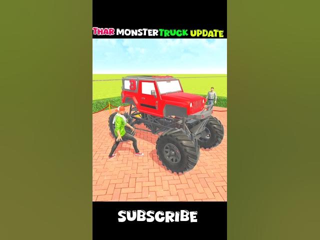 thar monster truck update indian theft auto 🥳🤩#shortvideo #indiantheftauto #viralvideo
