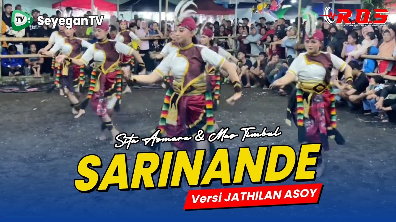 🎵 SARINANDE Versi JATHILAN Tarian Asyik Amita Dahayu Voc. Sita Asmara & Mas Timbul | Seyegan Music