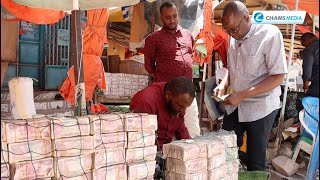 Open-Air Money Market in Somaliland Streets