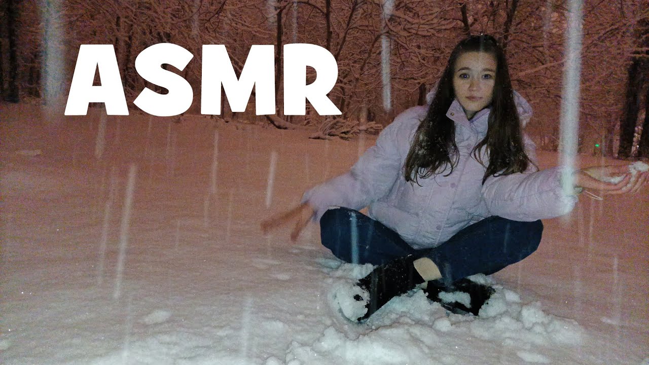 АСМР хруст снега, зимняя прогулка | ASMR snow crunch, winter walk