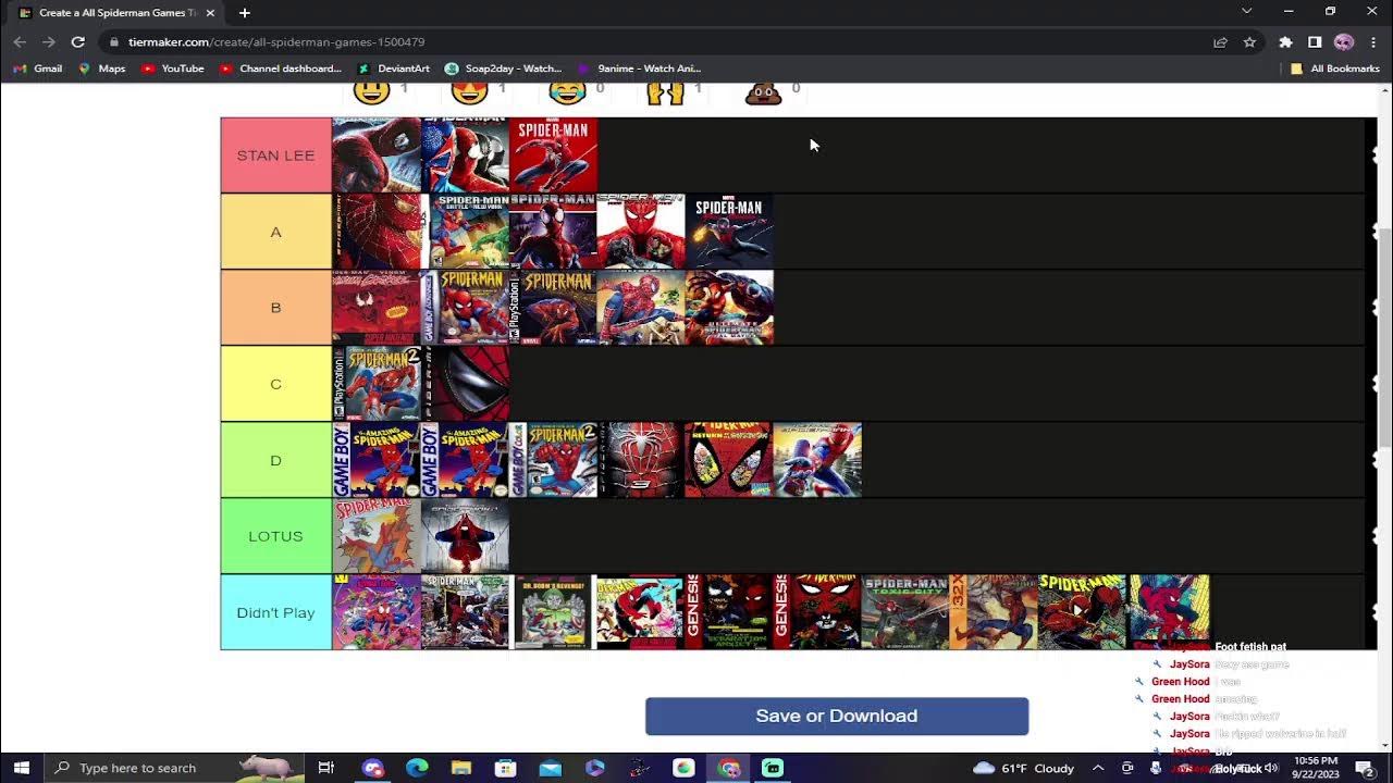 Spider-Man Game Tier List 