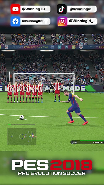 Download lagu PES 2018 Lionel Messi Free Kick Goal  #messi #pes2018 #barcelona