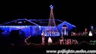 PSJ Christmas Light Show 2016 - Carol Of The Bells By John Tesh