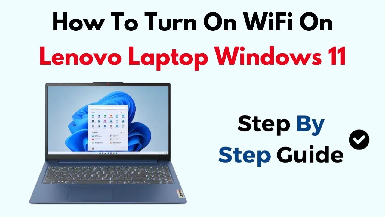 How To Turn On WiFi On Lenovo Laptop Windows 11 - YouTube