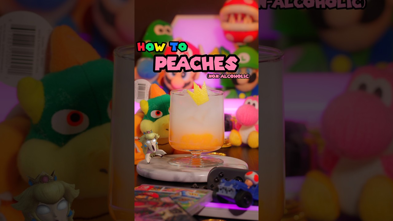 How To Make Peaches | Non-Alcoholic Mario Drink | 