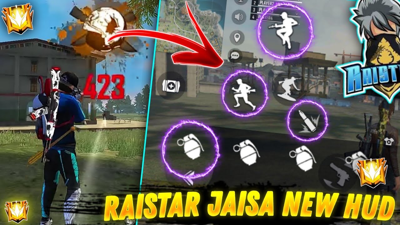 Raistar Hud Code Raistar Jaisa Custom HUD. Raistar custom HUD setting. FreeFire best ...
