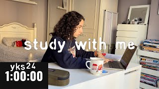 STUDY WITH ME | Beraber YKS'ye çalışalım (no music,background noise) | benimle çalış