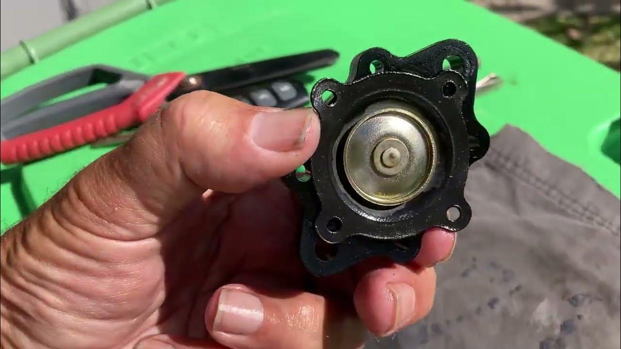 Replace Fuel Pump Diaphragms on Honda Outboard motor - YouTube