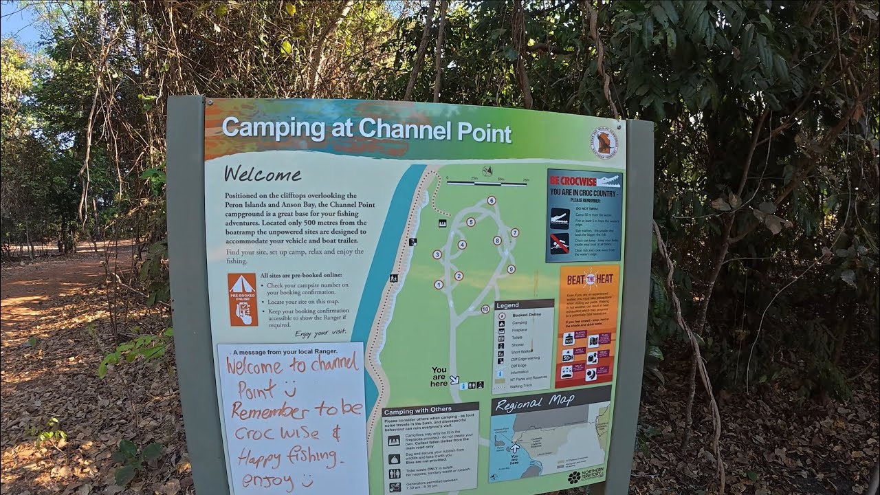 Channel Point Coastal Reserve tour of campground, facilities and boat ...