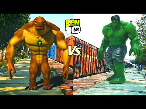 Ben 10 Transformation Vs Hulk In Real Life