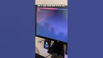 How to cause kernel panic on Arch Linux