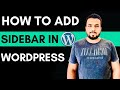 How to Add Sidebar in Wordpress